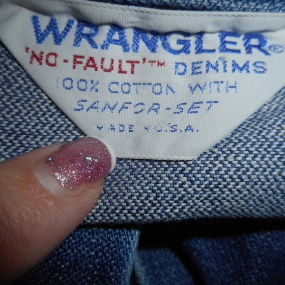 Vintage Wrangler denim Jacket Western Horseman - Picture 3 of 8